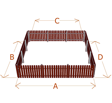 расчет штакетника